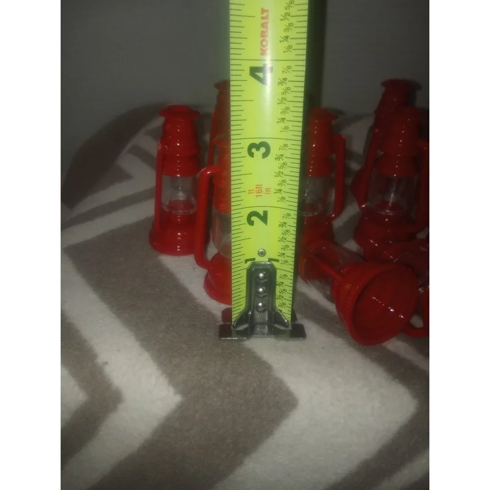 Camping Red Lantern Light Strand Covers Plastic Pk Of‎ 16